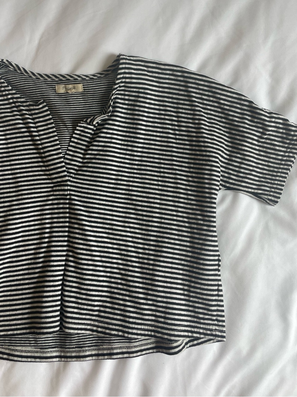 Madewell Short Sleeve Striped Top